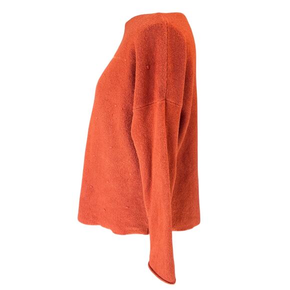 M Made in Italy orange long sleeve sweater - Picture 4 of 7